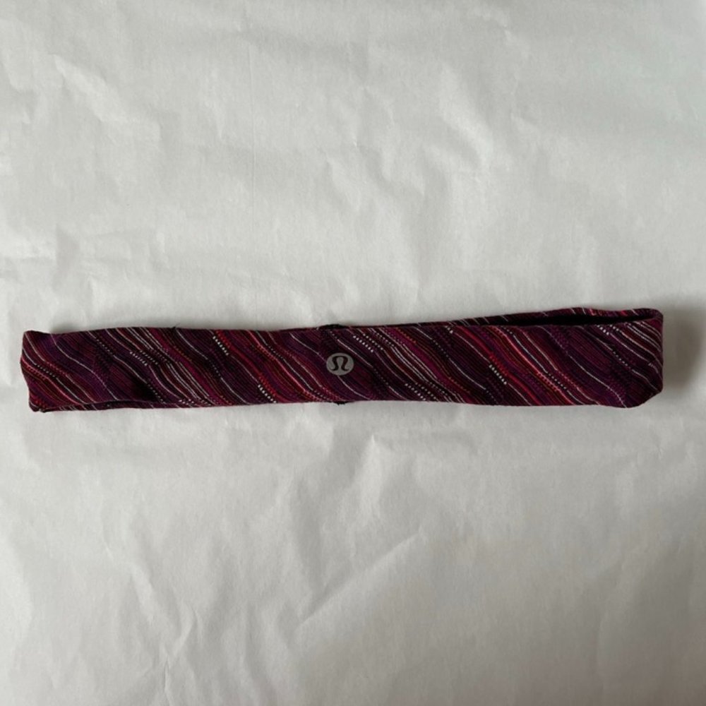 Pink and Purple Thin Band Lululemon Headband
